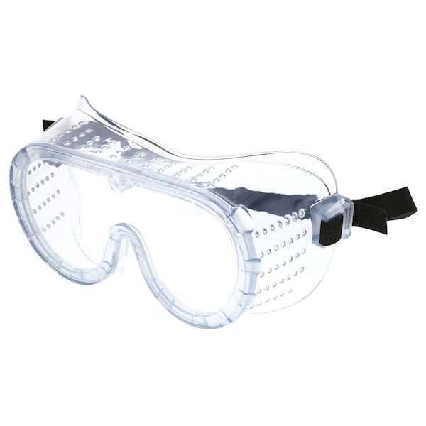 Mcr Safety Safety Goggles, Clear Lens, Anti-Fog, Direct Vent/Perforated, PVC Frame, 22 Series, 36 PK 2225 - main